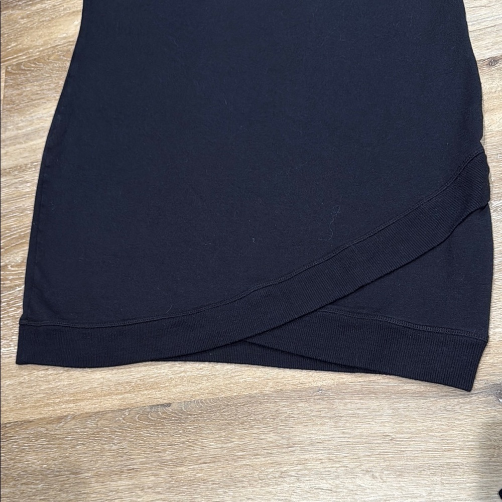 Athleta Women’s Black Midi Dress Stretch Size Small - Picture 4 of 13